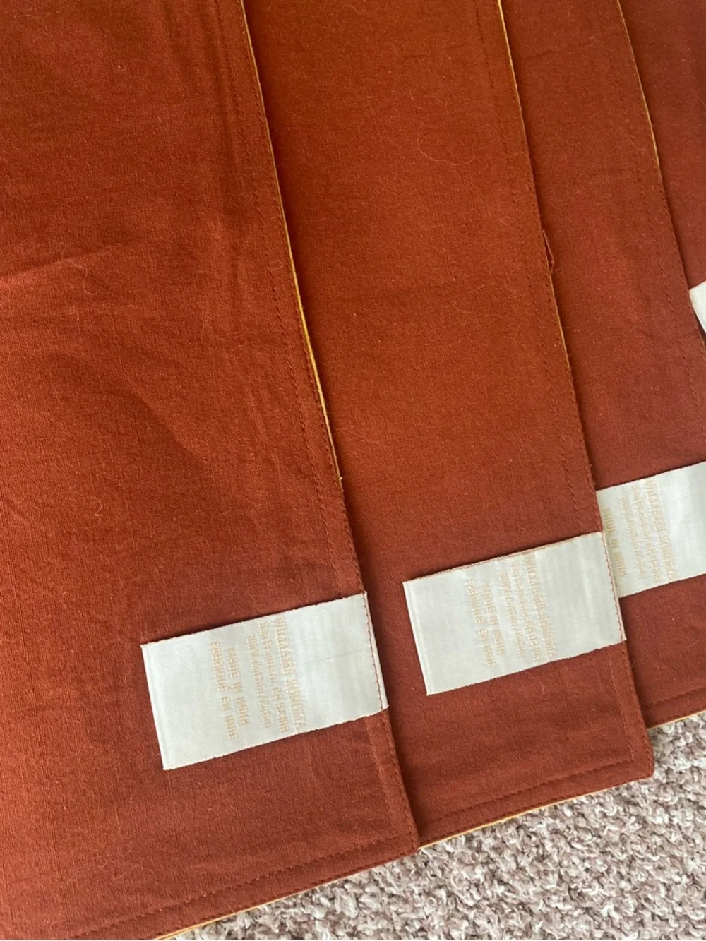 Williams Sonoma French Country Provence placemats, 100% cotton, set of 4